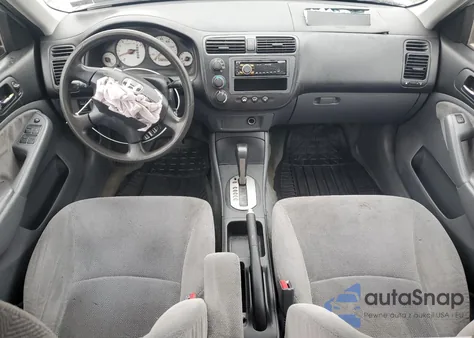 2002 Honda Civic Lx z USA, uszkodzony, nr VIN 2HGES165X2H562917